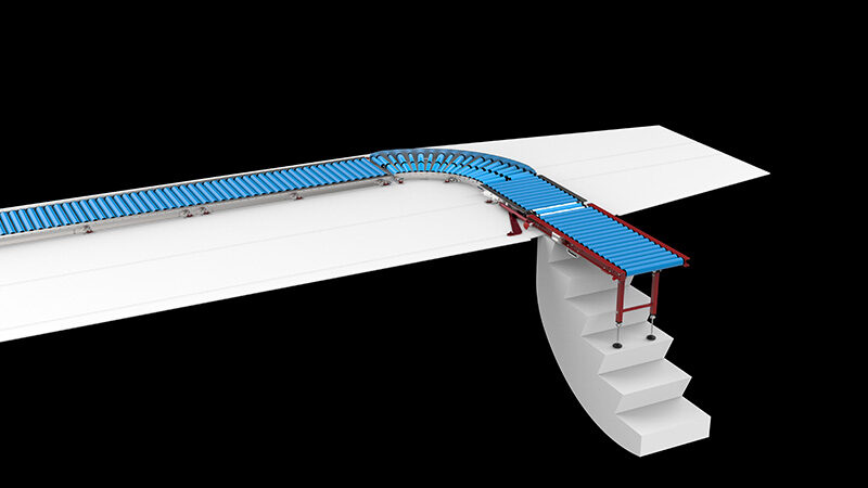 freight roller conveyor system